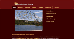 Desktop Screenshot of mountainarearealty.com